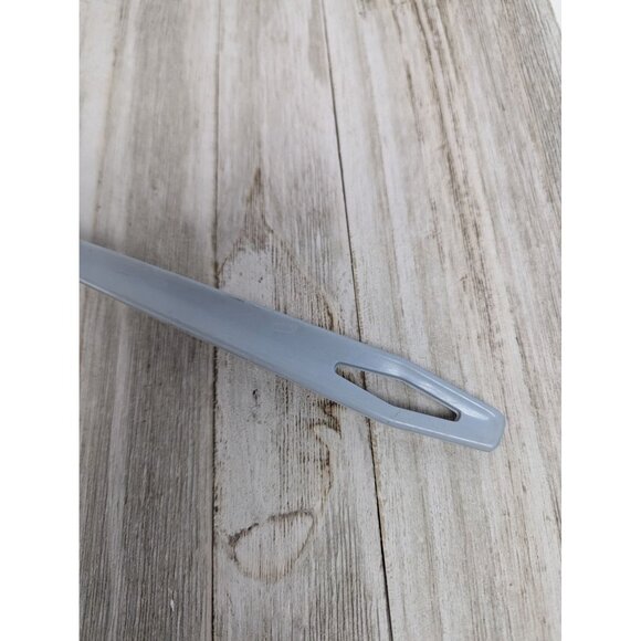 King Kraft #1 Country Blue Nylon Plastic Solid Spoon 11" Vintage - Picture 3 of 7